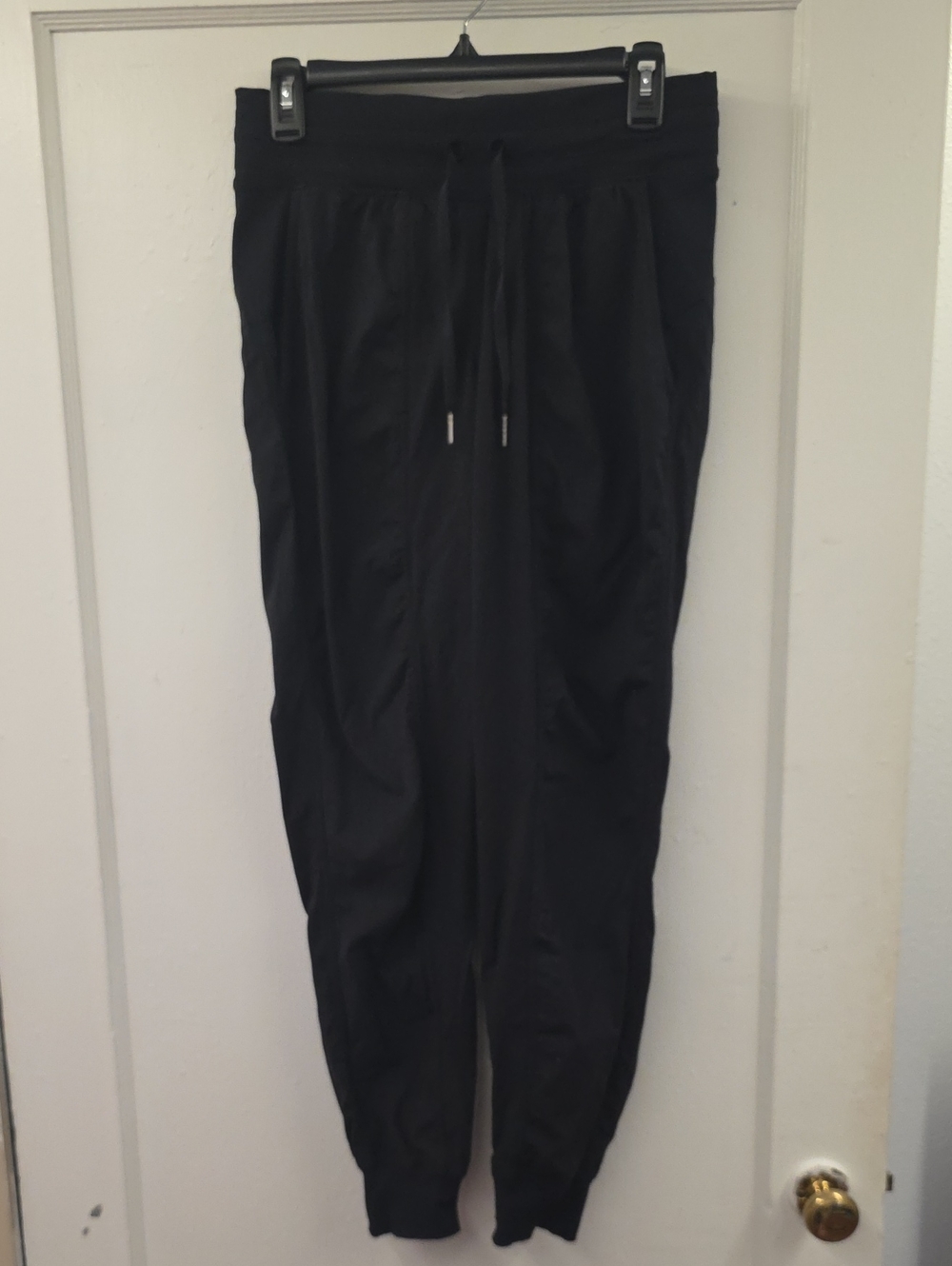 Lululemon Dance Studio Jogger Black Drawstring Lightweight Pants Size 6
